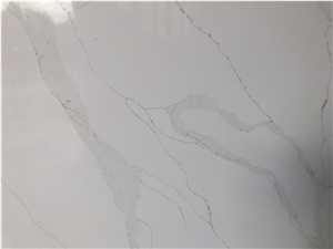 Eastern White Marble Look Artificial Quartz For Floor