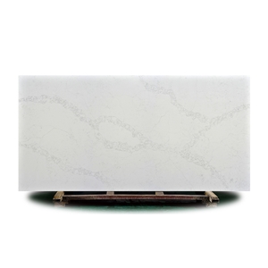 High End Moon Atificial Quartz Slab With Grey Veins