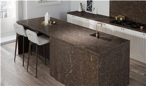 Hot Sales High Quality Grey Artificial Quartz Kitchen Tops