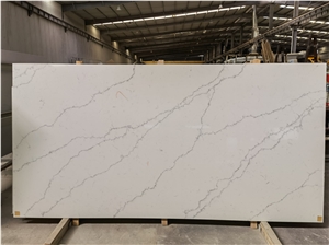 Modern Sytle Man-Made Calacatta Quartz Slab