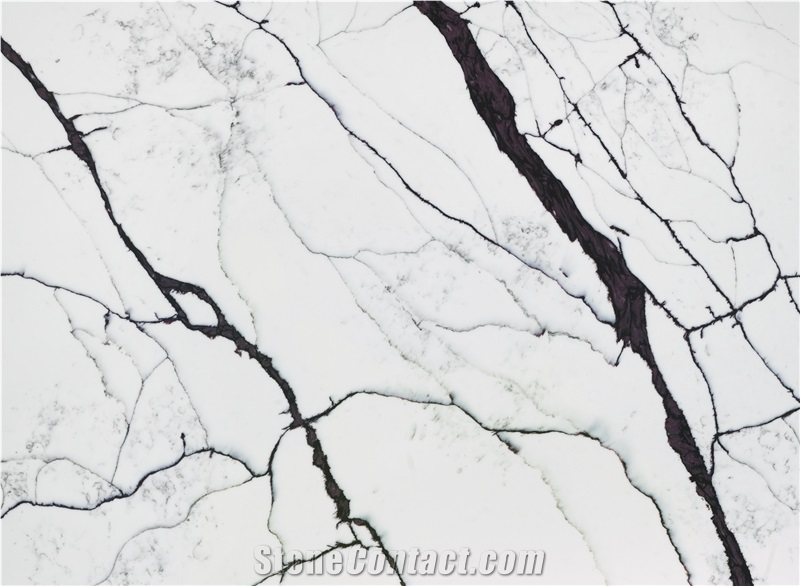 Superior Quality Calacatta White Artificial Quartz Stone Kitchen Counter Tops