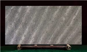 Superior Quality Grey Artificial Quartz Double Sink Vanity Top