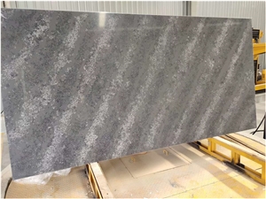 Superior Quality Grey Artificial Quartz Double Sink Vanity Top