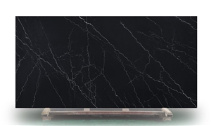 Well Sales Black Artificial Quartz Kitchen Countertop