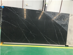 Well Sales Black Artificial Quartz Kitchen Countertop