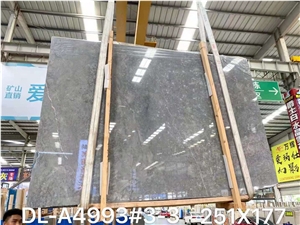 2022 Hot Sell Gray Grey Natural Marble Stone Slab For Wall