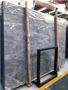2022 Hot Sell Gray Grey Natural Marble Stone Slab For Wall