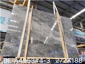 2022 Hot Sell Gray Grey Natural Marble Stone Slab For Wall