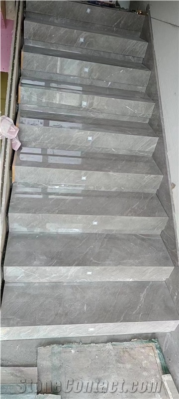 Beautiful Cheap Grey Marble Slab Tile For Building