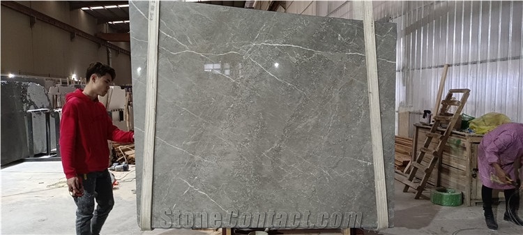 Beautiful Cheap Grey Marble Slab Tile For Building