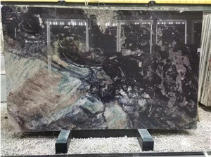 Beautiful  Purple Galaxy Color Natural Stone Slab For Home