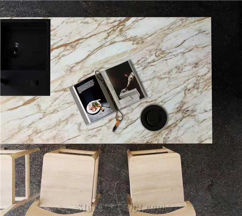 Alternative Calacatta Gold Marble Polished Slabs