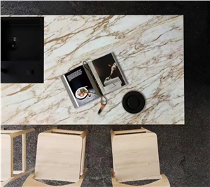 Alternative Calacatta Gold Marble Polished Slabs