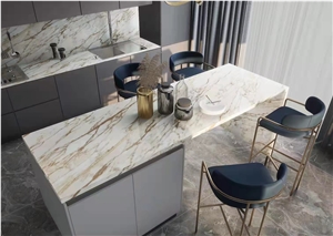 Alternative Calacatta Gold Marble Polished Slabs