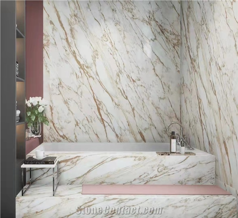 Alternative Calacatta Gold Marble Polished Slabs