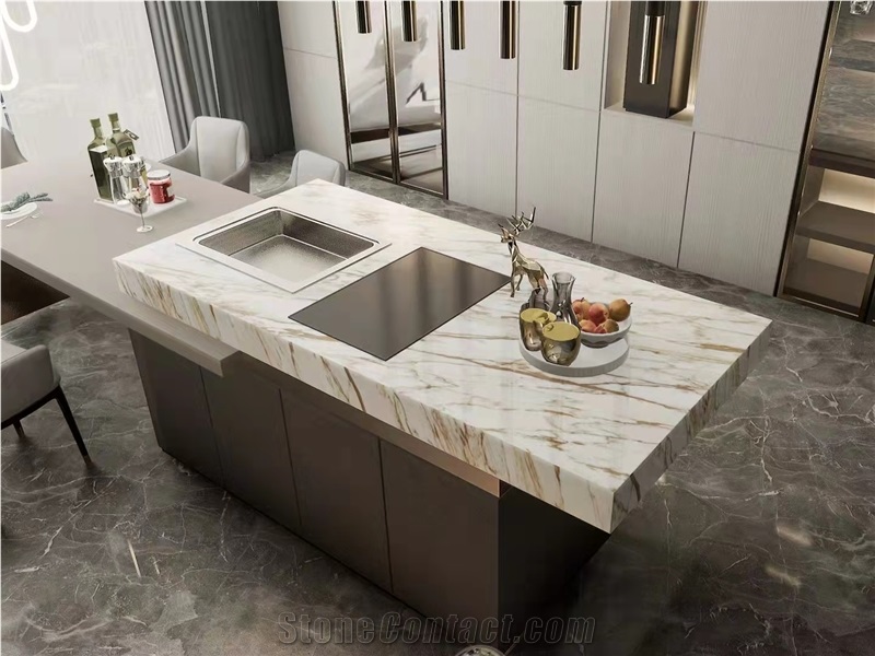 Alternative Calacatta Gold Marble Polished Slabs