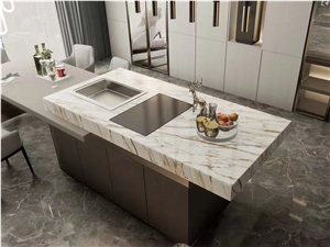 Alternative Calacatta Gold Marble Polished Slabs