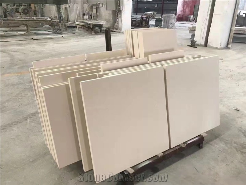 Caliza Capri Comercial White Limestone Slabs Tiles