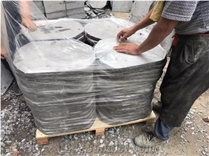 Chinese Bluestone Grey Granite Flagstone Paver Stepping