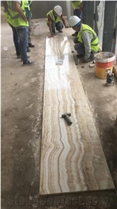 Demirci Honey Onyx Slabs Wall Floor Tiles