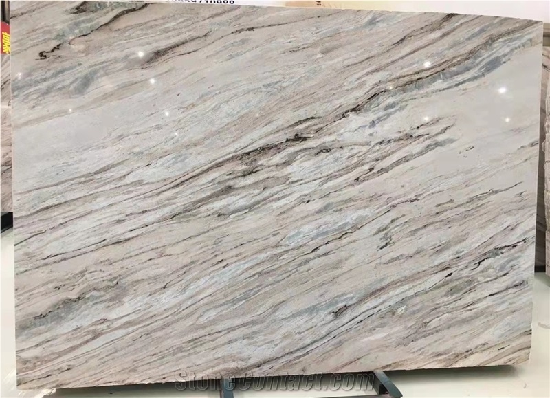 Fantasy Sand Marble Slabs, Book Matching Polished Tiles