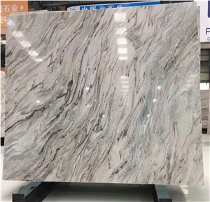 Fantasy Sand Marble Slabs, Book Matching Polished Tiles