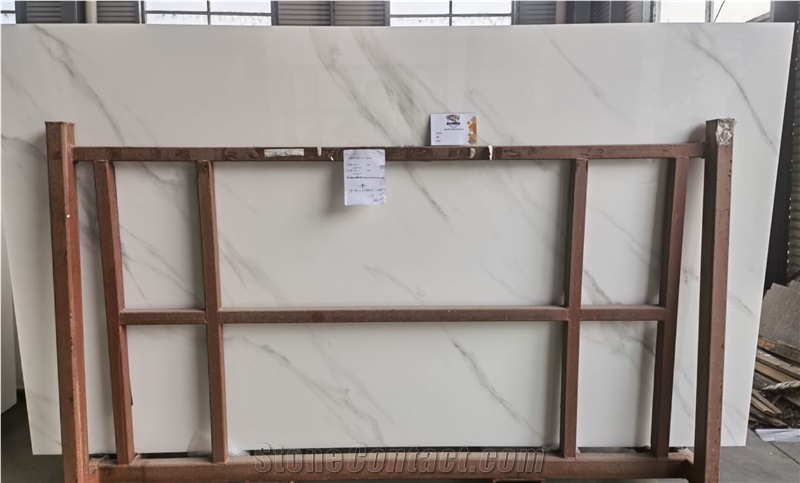 NANO CRYSTALLIZED GLASS PANEL CALACATTA
