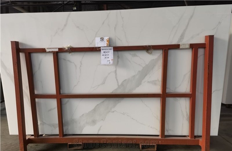 NANO CRYSTALLIZED GLASS PANEL CALACATTA