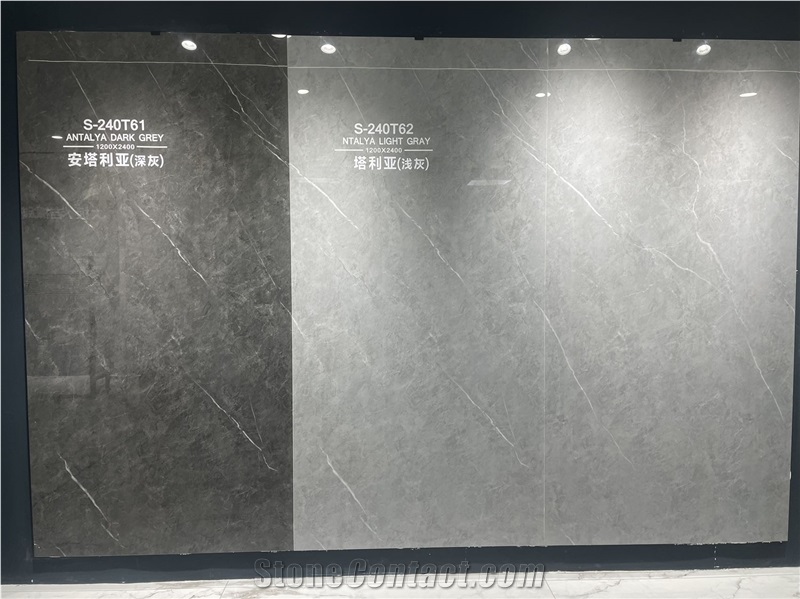Antalya Light Gray Sintered Stone Wall Flooring Tile