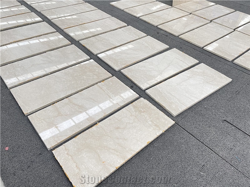 Botticino Semi Classico Beige Marble Ceramic Laminated Panel