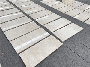 Botticino Semi Classico Beige Marble Ceramic Laminated Panel
