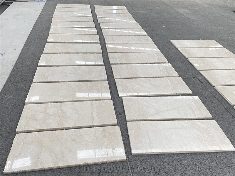 Botticino Semi Classico Beige Marble Ceramic Laminated Panel