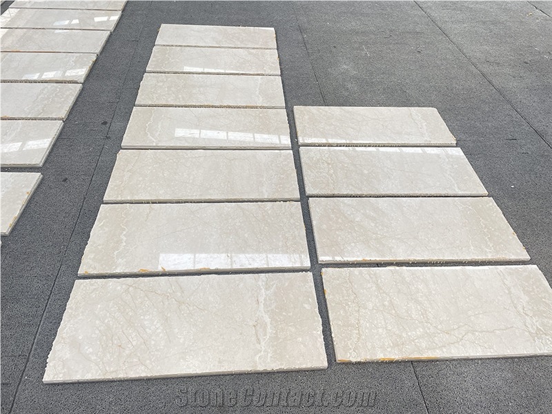 Botticino Semi Classico Beige Marble Ceramic Laminated Panel