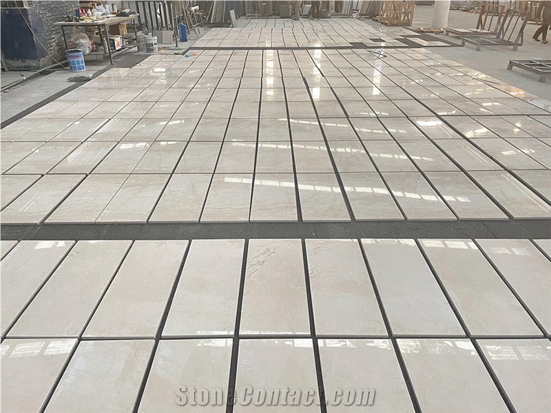 Botticino Semi Classico Marble Composite Ceramic Tile Wall