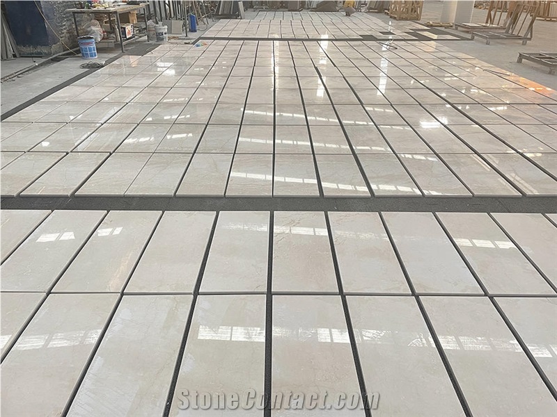 Botticino Semi Classico Marble Composite Ceramic Tile Wall