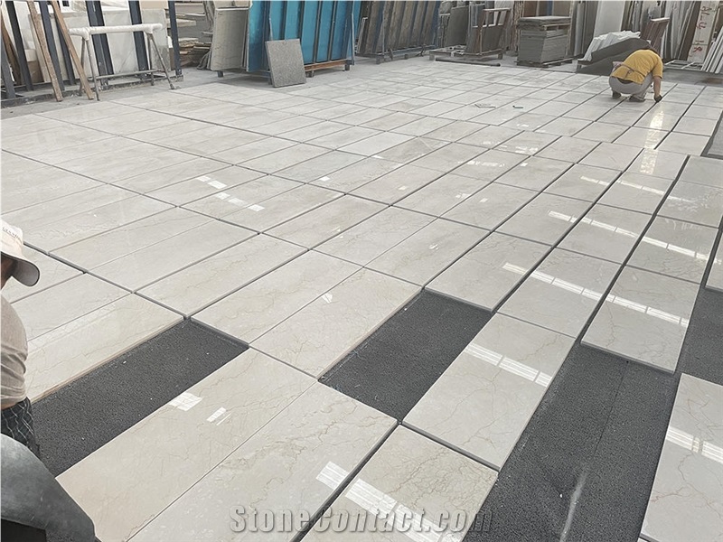 Botticino Semi Classico Marble Composite Ceramic Tile Wall