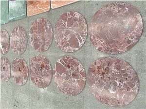 Cheap Marble Coffee Tables Lighweight Honeycomb Back Panel