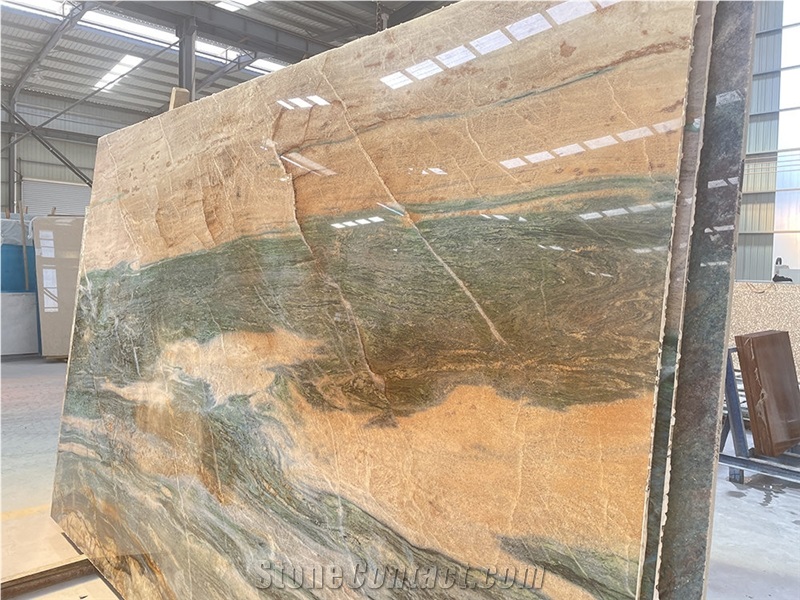 Green Quartzite Composite Aluminum Honeycomb Panel For Wall