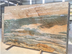Green Quartzite Composite Aluminum Honeycomb Panel For Wall