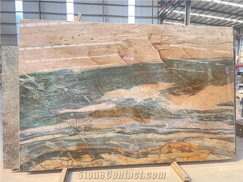 Green Quartzite Composite Aluminum Honeycomb Panel For Wall