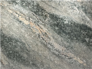 Starry Night Green Artificial Marble Sintered Stone Slabs Stone Wall
