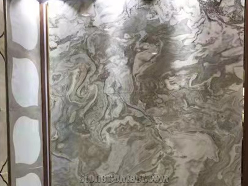 Andes Grey Marble Gray Marble Slabs Wall Background
