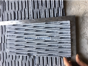 Grey Marble Comb Chiseled Wall Facade