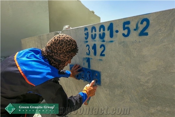 Green Granite Picasso ( Birjand ) Blocks