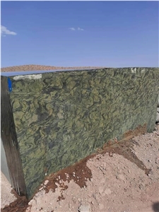 Green Granite(Picasso ,Birjand)/Exotic Verde Picasso Granite Blocks