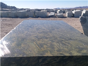 Green Granite(Picasso ,Birjand)/Exotic Verde Picasso Granite Blocks