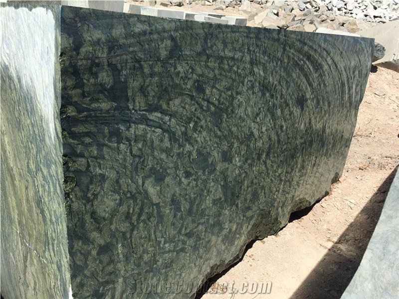 Green Granite(Picasso ,Birjand)/Exotic Verde Picasso Granite Blocks