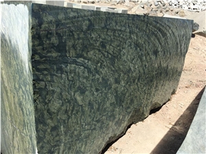 Green Granite(Picasso ,Birjand)/Exotic Verde Picasso Granite Blocks