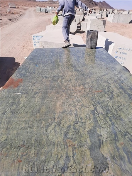 Picasso Green Granite Blocks(Verde,Zielony,Grun)/Iran Marble