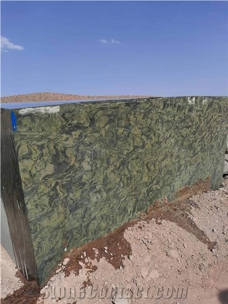 Picasso Green Granite Blocks(Verde,Zielony,Grun)/Iran Marble